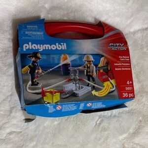 Playmobil City Action Fire Rescue Carry Case - Red 5651